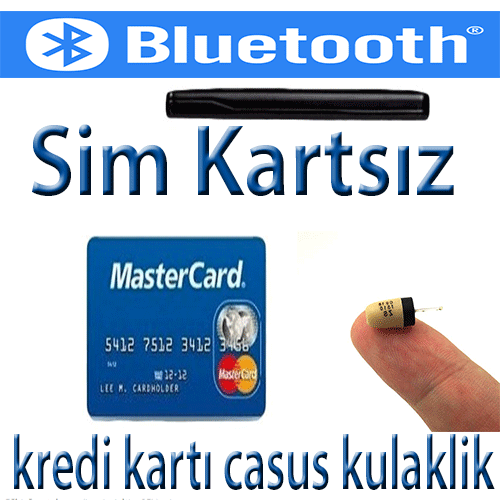 Bluetooth Sim kartsız Casus Kulaklik