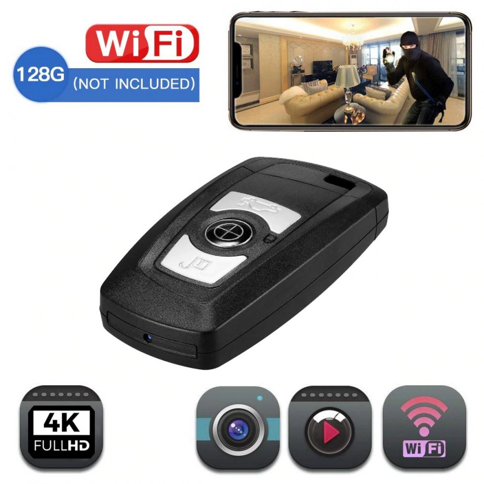 Anahtarlık gizli kamera Wİ-Fİ